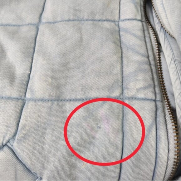 Free People Dolman Quilted Knit Jacket Top Oversized Zip-up Slouchy XS 284038 - Picture 9 of 10